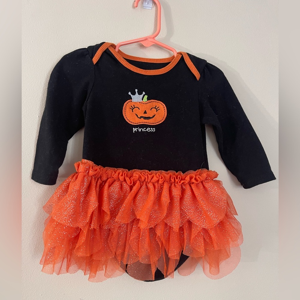 Pumpkin tutu onesie
